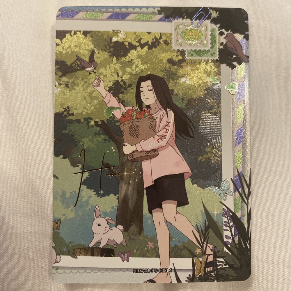 Kayou Naruto Series 1 Heaven Scroll Haku PU Rarity Card PU-008L4